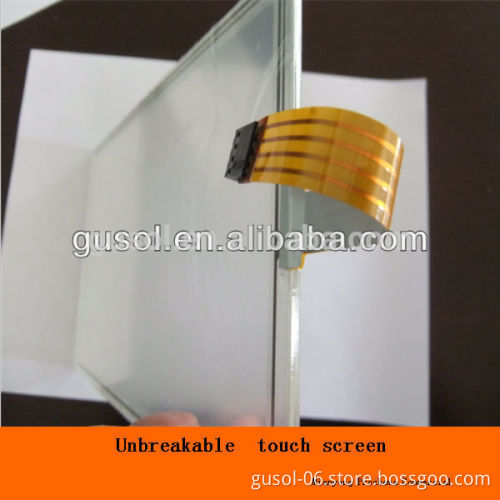 unbreakable touch screen resistive touch screen